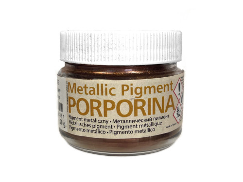 Porporina, pigment metaliczny - Renesans - pomarańczowa, 20 g