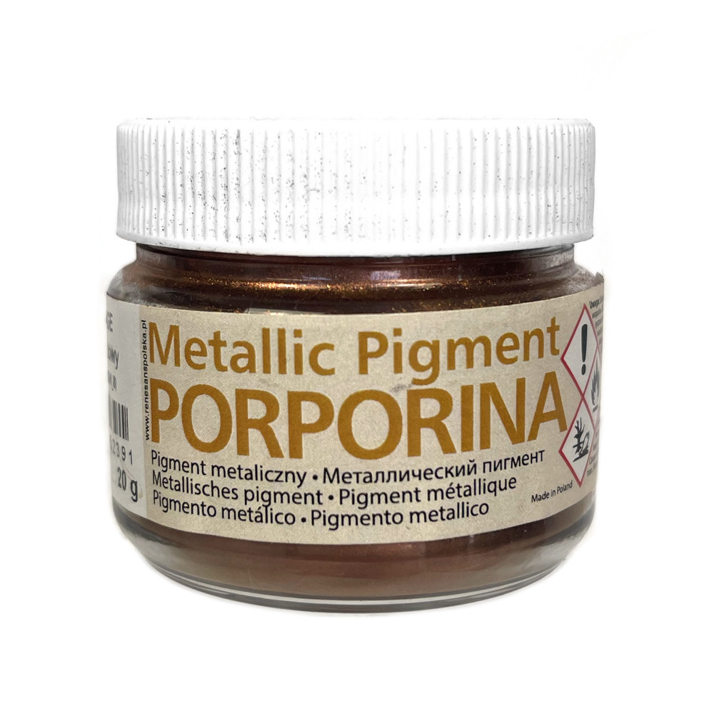 Porporina, pigment metaliczny - Renesans - pomarańczowa, 20 g