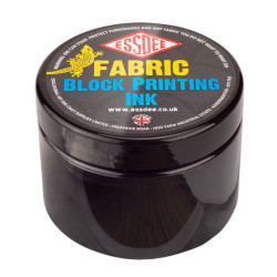 Fabric Block Printing Ink - Essdee - Black, 150 ml