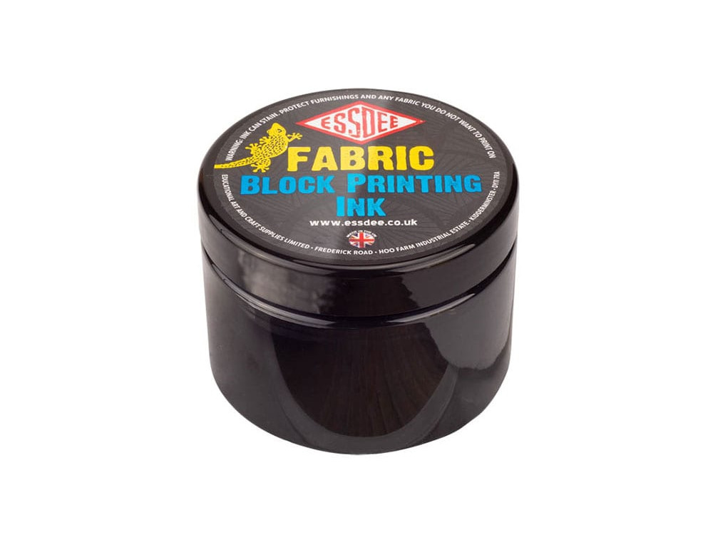 Fabric Block Printing Ink - Essdee - Black, 150 ml