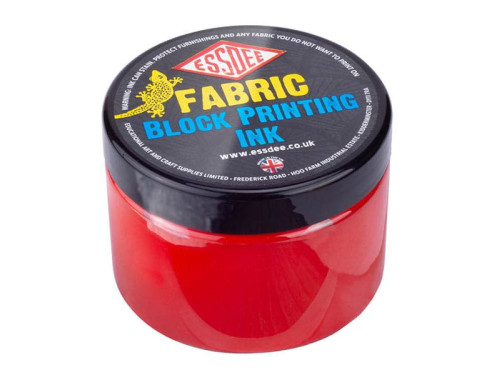 Farba, tusz do linorytu Fabric Block Printing Ink - Essdee - Red, 150 ml