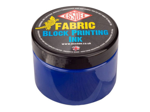 Fabric Block Printing Ink - Essdee - Blue, 150 ml
