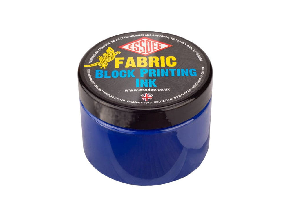 Fabric Block Printing Ink - Essdee - Blue, 150 ml
