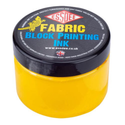 Fabric Block Printing Ink - Essdee - Yellow, 150 ml
