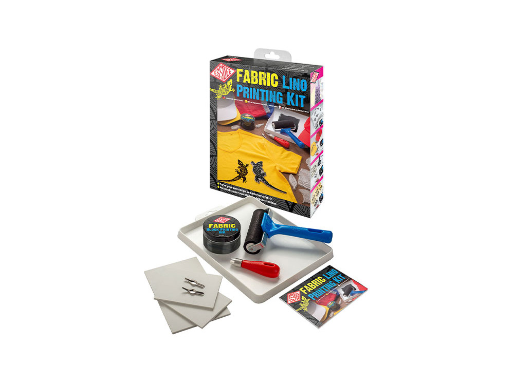 Zestaw do linorytu Fabric Lino Printing Kit - Essdee - 10 szt.