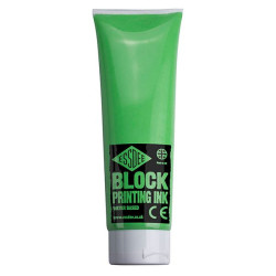 Block Printing Ink - Essdee - Fluorescent Green, 300 ml