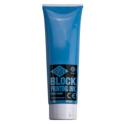 Block Printing Ink - Essdee - Fluorescent Blue, 300 ml