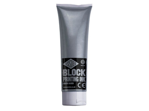 Block Printing Ink - Essdee - Metallic Silver, 300 ml