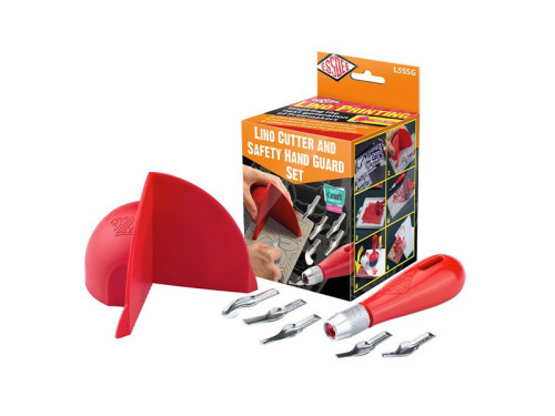 Lino Cutter and Safety Hand Guard Set - Essdee - 7 pcs.