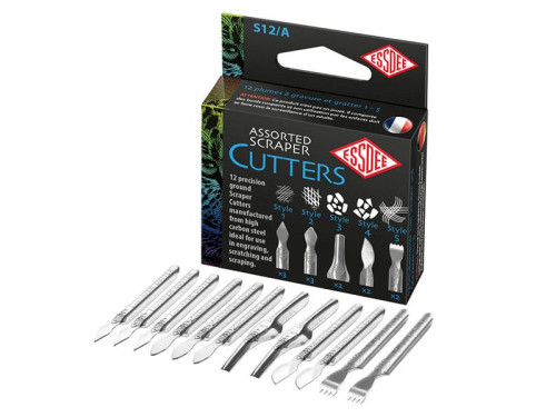Scraper Cutters - Essdee - 12 pcs.