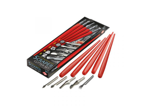 Scraper Cutters and Handles - Essdee - 5 pcs.