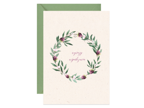 Greeting card A6 - Paperwords - Kondolencje