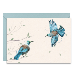 Kartka okolicznościowa A6 - Paperwords - Niebieskie Ptaki
