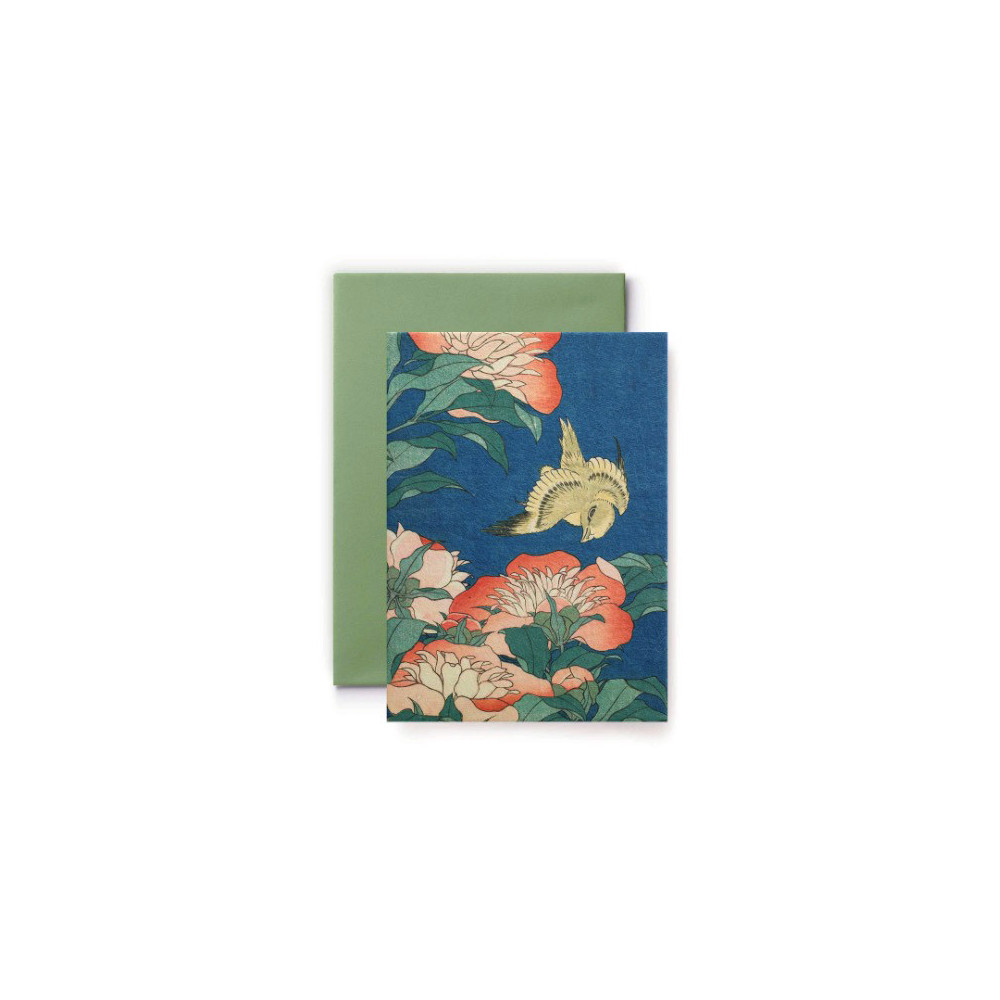 Greeting card Ohara Koson - Suska & Kabsch - Bird, 15,4 x 11 cm