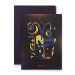 Kartka okolicznościowa Zodiak - Suska & Kabsch - Aries, 15,4 x 11 cm