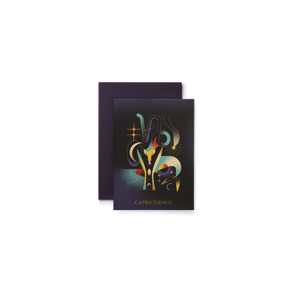 Greeting card Zodiac - Suska & Kabsch - Capricornus, 15,4 x 11 cm