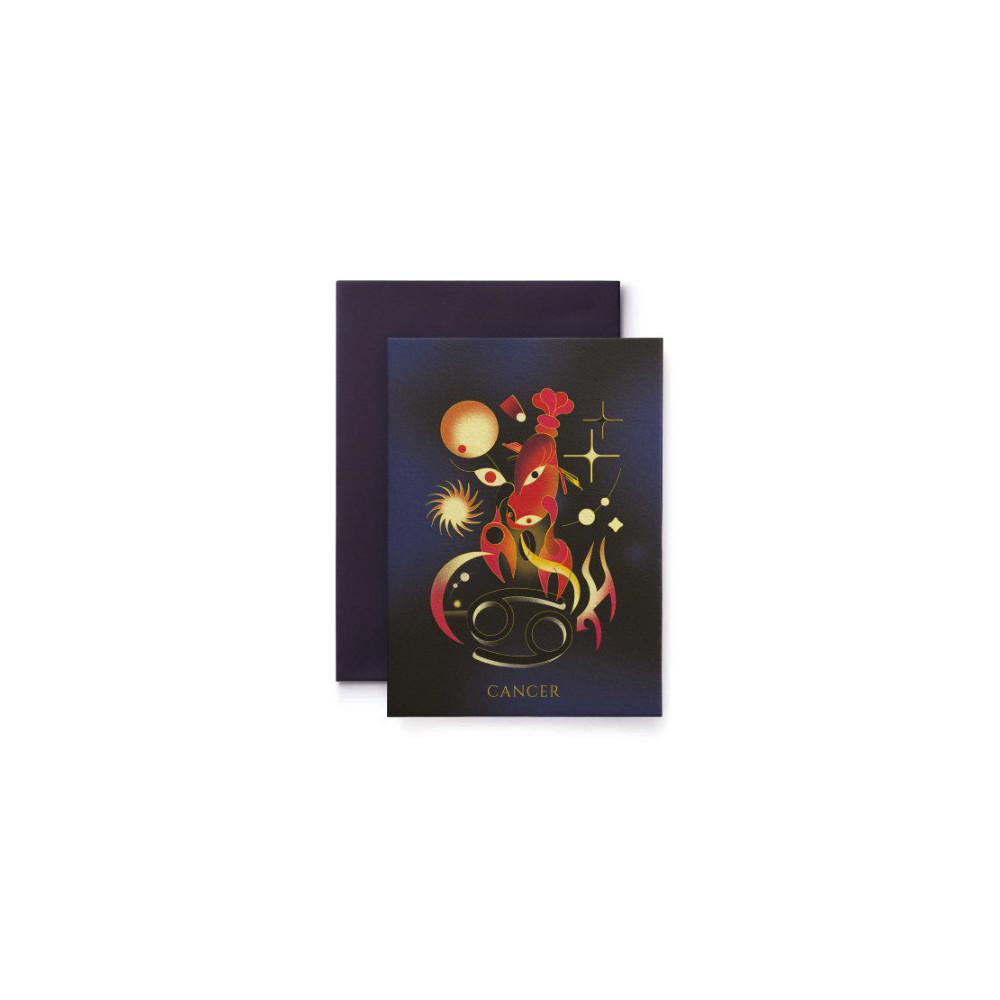 Greeting card Zodiac - Suska & Kabsch - Cancer, 15,4 x 11 cm