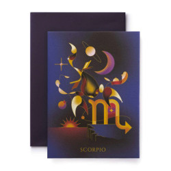 Kartka okolicznościowa Zodiak - Suska & Kabsch - Scorpio, 15,4 x 11 cm