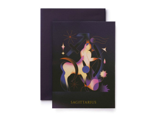 Kartka okolicznościowa Zodiak - Suska & Kabsch - Sagittarius, 15,4 x 11 cm