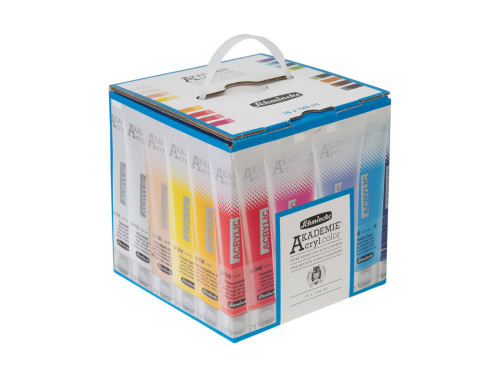 Set of Akademie acrylic paints - Schmincke - 16 x 120 ml