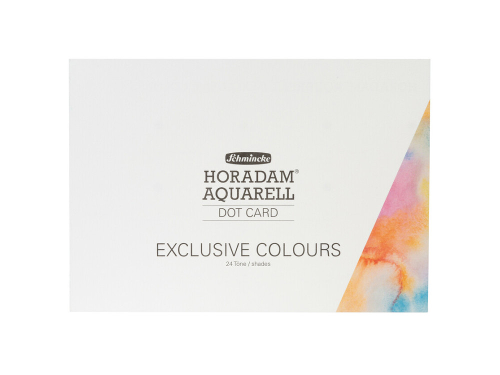 Próbnik farb Dot Card Horadam Aquarell, Exclusive - Schmincke - 24 kolory