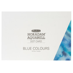 Próbnik farb Dot Card Horadam Aquarell, Blue - Schmincke - 20 kolorów