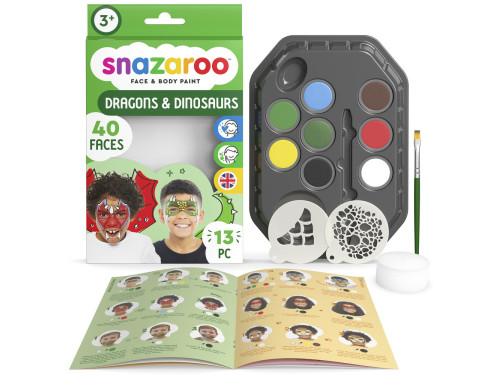 Zestaw do malowania twarzy - Snazaroo - Dragon