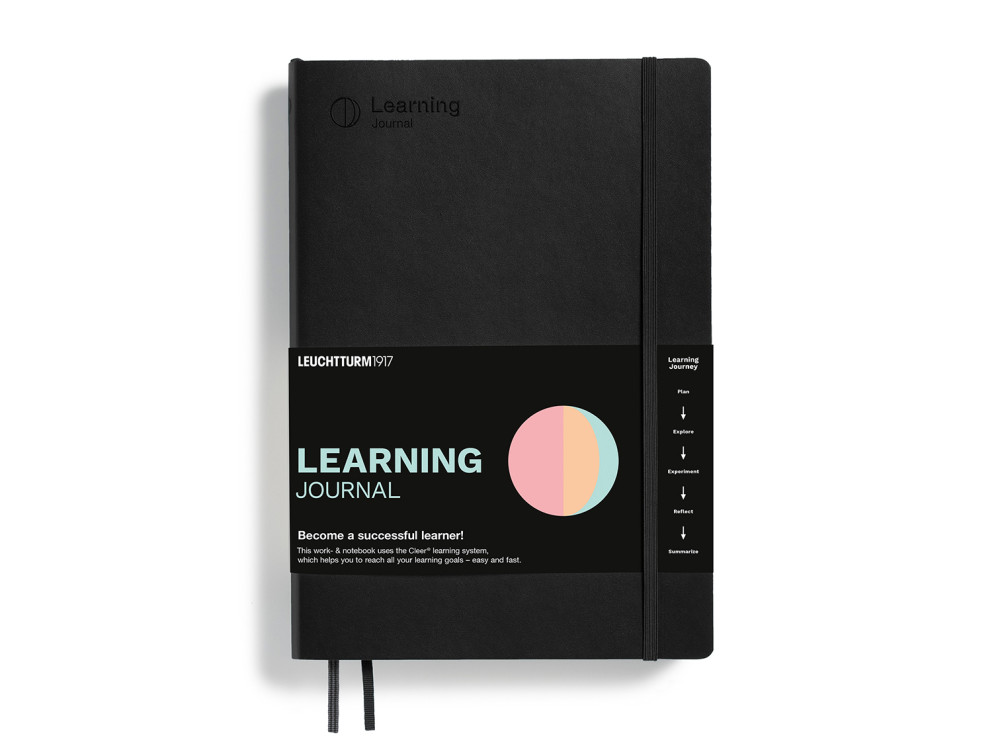 Learning Journal B5 - Leuchtturm1917 - Black, soft cover, 100 g