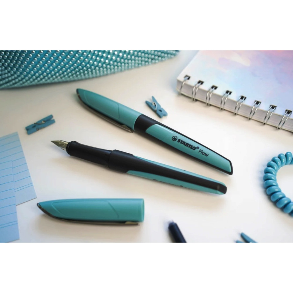 Fountain Pen Flow Modern Office - Stabilo - Pastel Turquoise, M