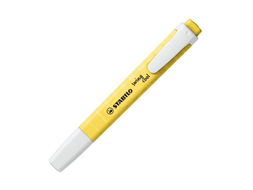 Zakreślacz Swing Cool Pastel - Stabilo - 144, mleczny żółty