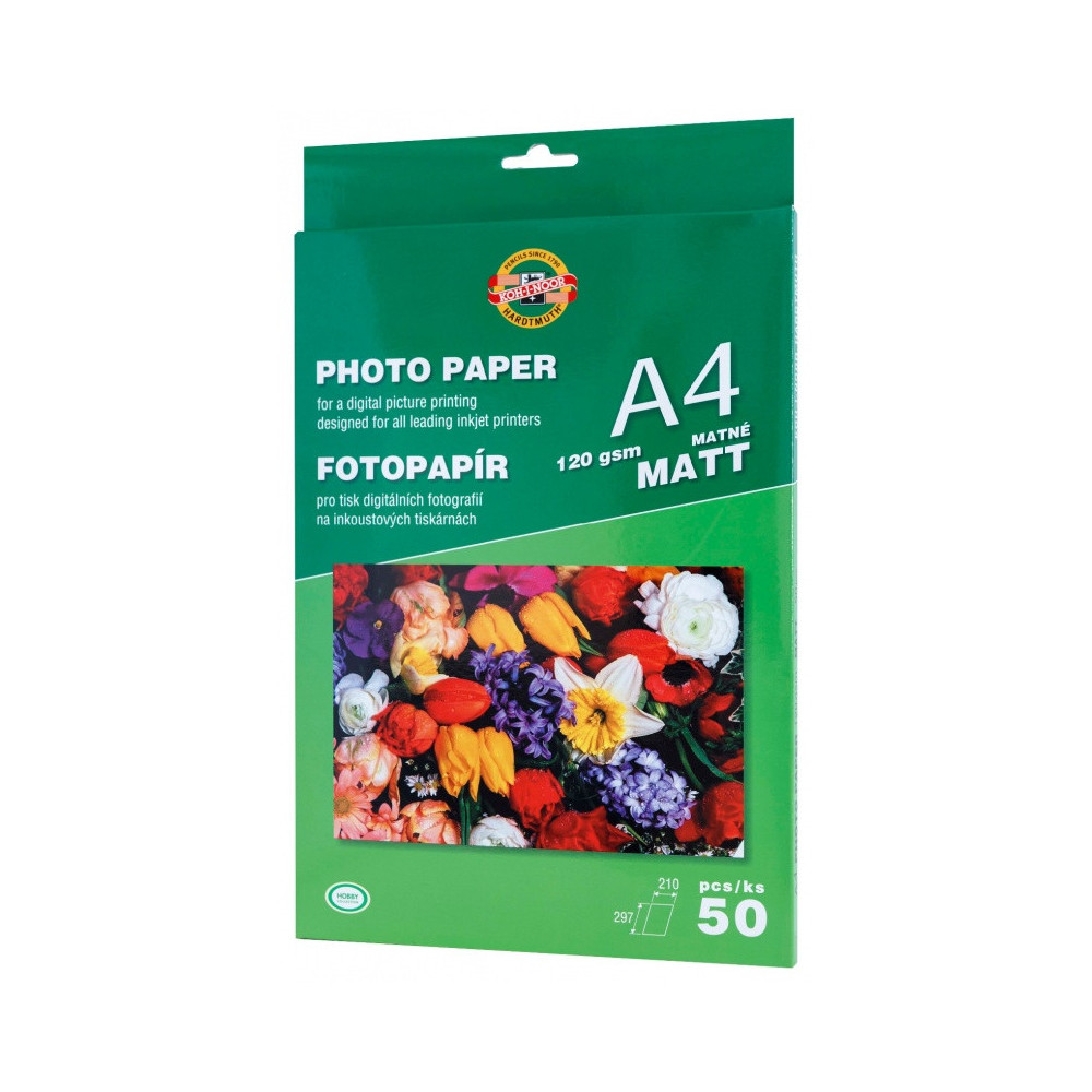 Photo paper A4 - Koh-I-Noor - matt, 120 g/m2, 50 sheets