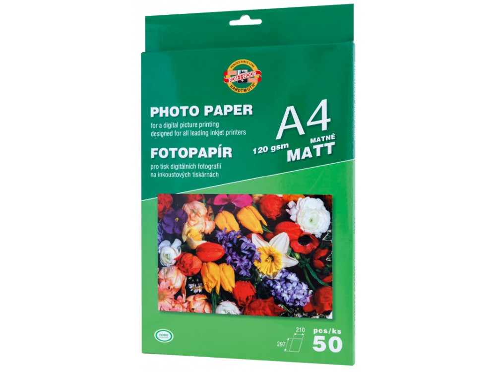 Photo paper A4 - Koh-I-Noor - matt, 120 g/m2, 50 sheets