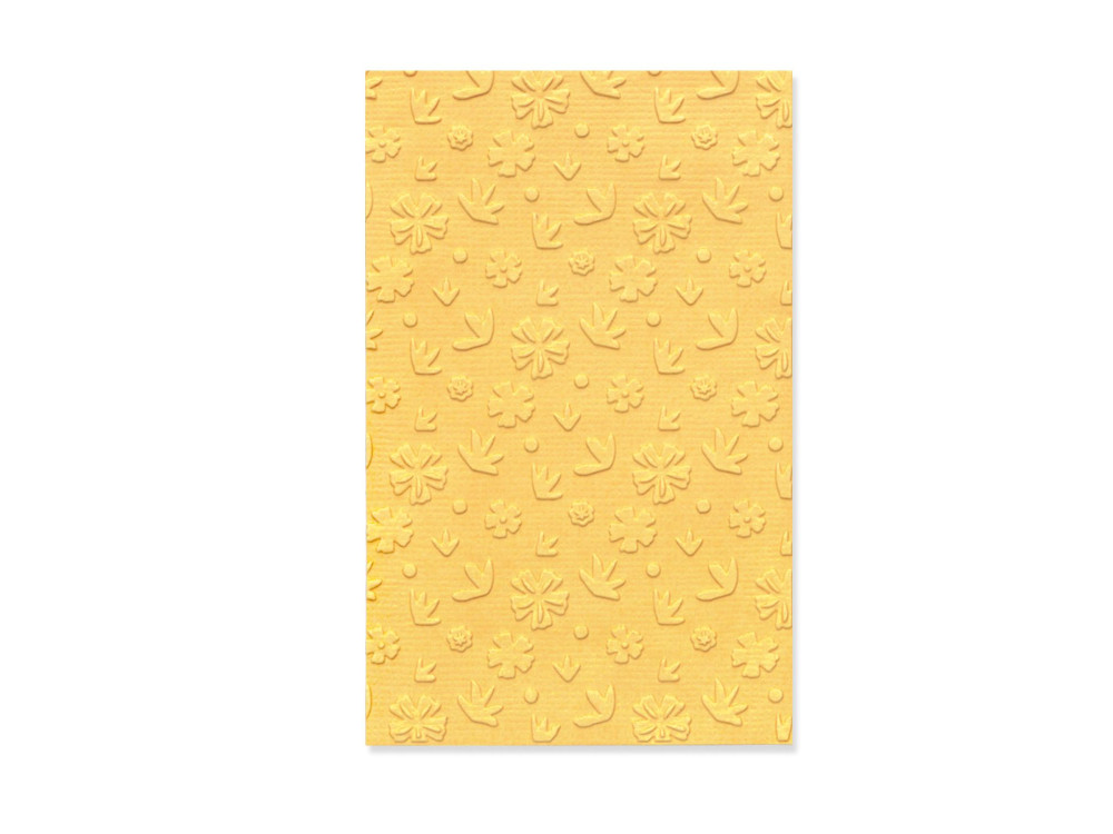Folder do embossingu Multi-Level Textured Mini - Sizzix - Scattered Florals