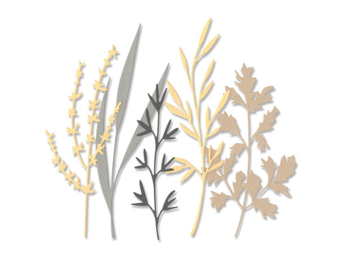 Thinlits cutting dies set - Sizzix - Woodland Stems, 5 pcs.