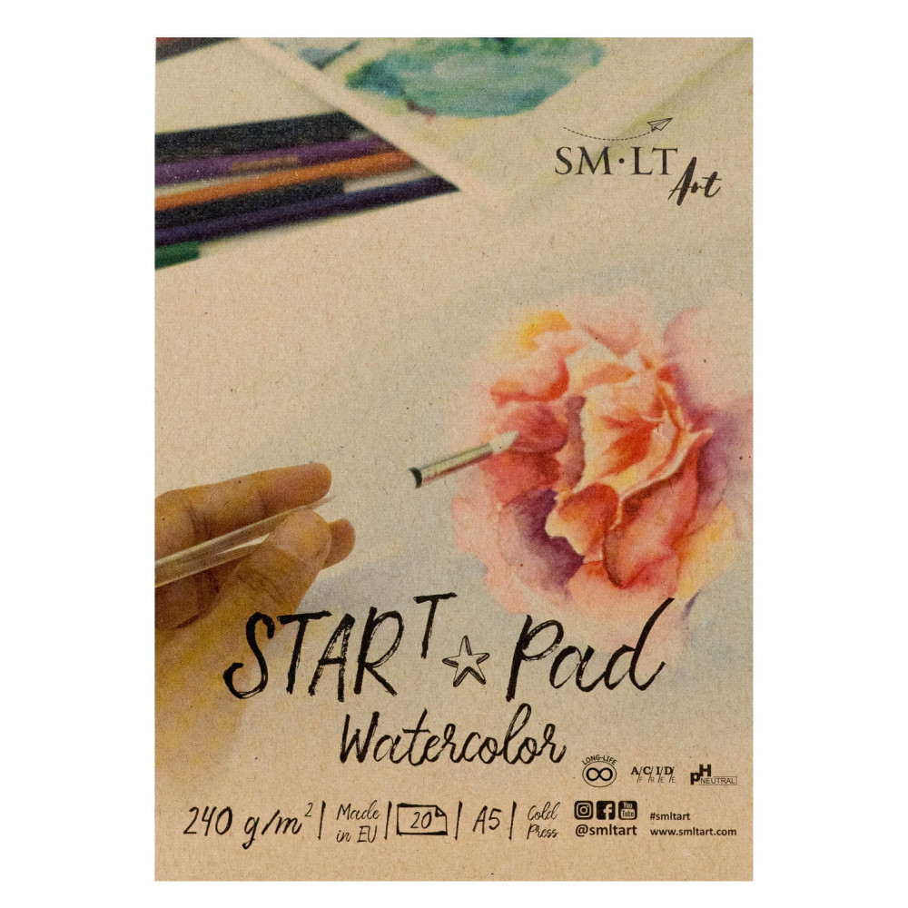 Watercolor Start paper A5 - SM-LT - 240 g, 20 sheets