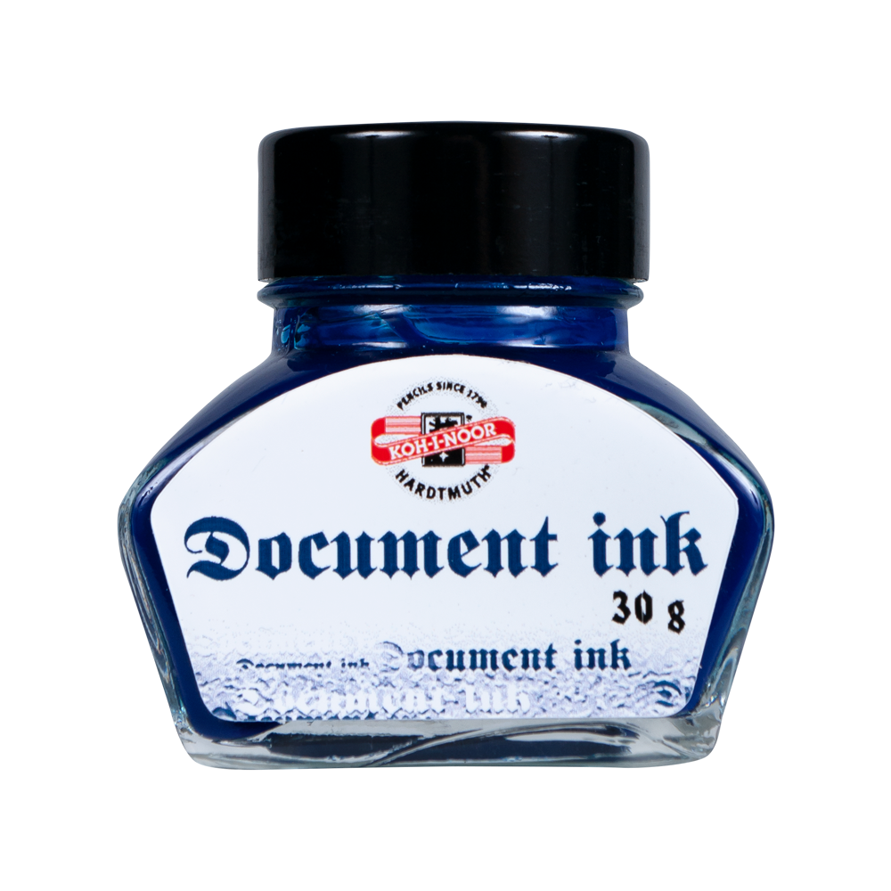 Traditional document ink - Koh-I-Noor - Blue, 30 g