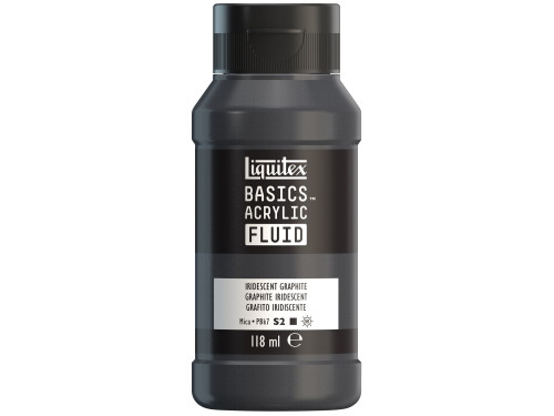 Basics Acrylic Fluid paint - Liquitex - 049, Iridescent Graphite, 118 ml