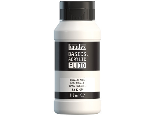 Basics Acrylic Fluid paint - Liquitex - 238, Iridescent White, 118 ml