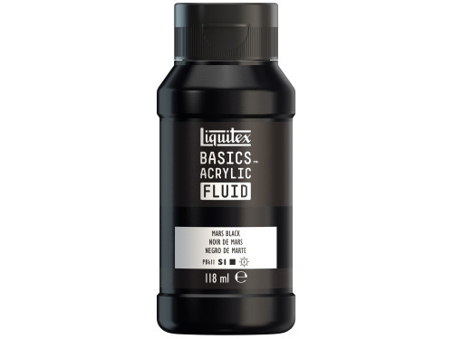 Basics Acrylic Fluid paint - Liquitex - 276, Mars Black, 118 ml