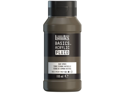 Farba akrylowa Basics Acrylic Fluid - Liquitex - 331, Raw Umber, 118 ml