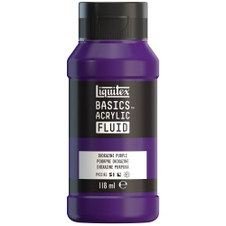 Basics Acrylic Fluid paint - Liquitex - 186, Dioxazine Purple, 118 ml