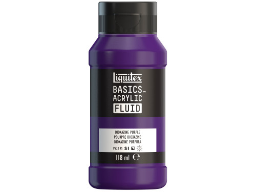 Farba akrylowa Basics Acrylic Fluid - Liquitex - 186, Dioxazine Purple, 118 ml
