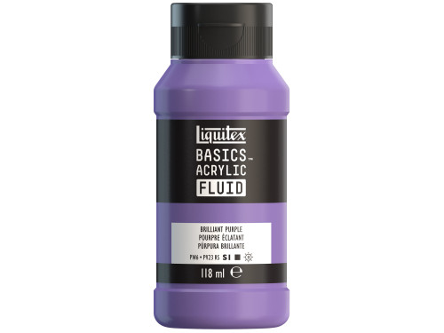 Basics Acrylic Fluid paint - Liquitex - 590, Brilliant Purple, 118 ml