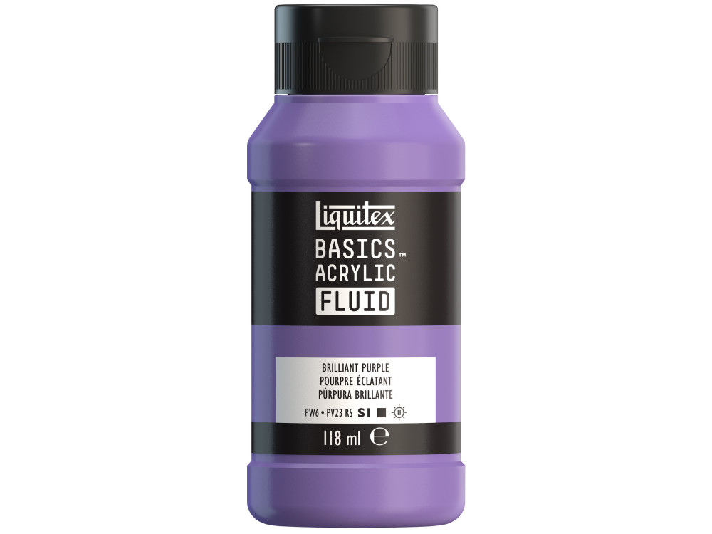 Farba akrylowa Basics Acrylic Fluid - Liquitex - 590, Brilliant Purple, 118 ml
