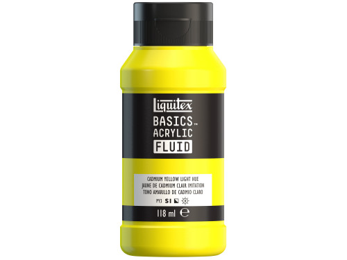 Farba akrylowa Basics Acrylic Fluid - Liquitex - 159, Cadmium Yellow Light, 118 ml