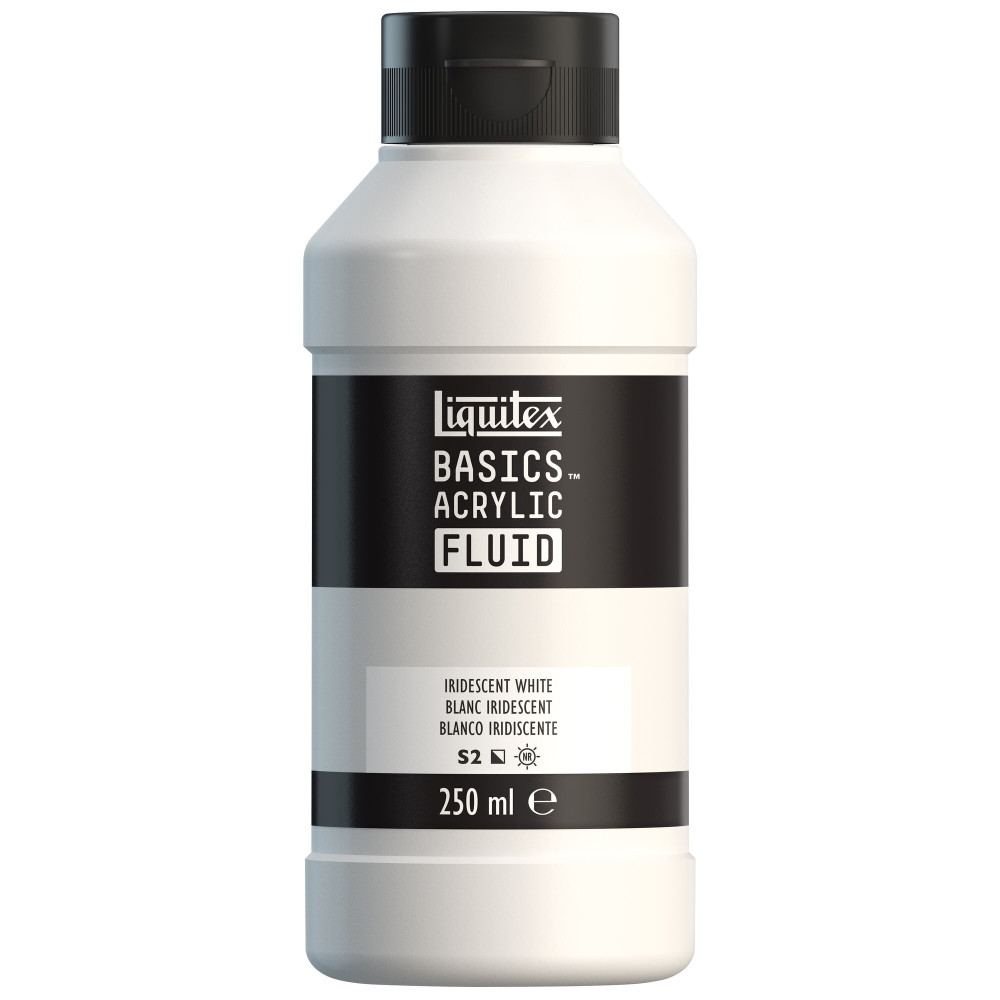 Basics Acrylic Fluid paint - Liquitex - 238, Iridescent White, 250 ml