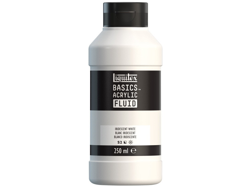 Basics Acrylic Fluid paint - Liquitex - 238, Iridescent White, 250 ml