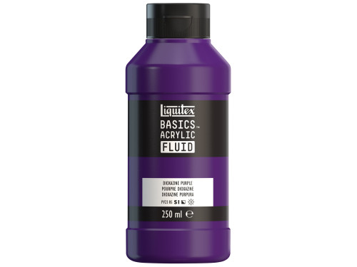 Basics Acrylic Fluid paint - Liquitex - 186, Dioxazine Purple, 250 ml