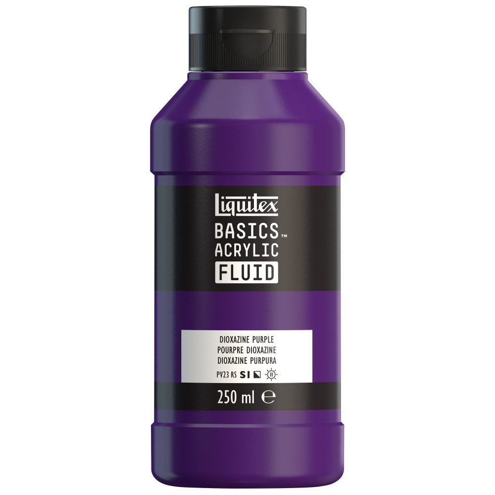 Farba akrylowa Basics Acrylic Fluid - Liquitex - 186, Dioxazine Purple, 250 ml