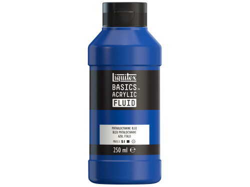 Farba akrylowa Basics Acrylic Fluid - Liquitex - 316, Phthalocyanine Blue, 250 ml